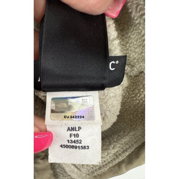 North Face Denali Fleece Jacket XXL Ivory Khaki Neutral Outdoor Cozycore Cabin - Picture 8 of 16